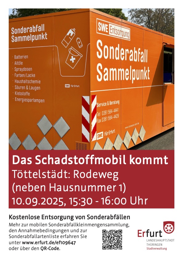 Sonderabfallkleinmengensammlung 2025